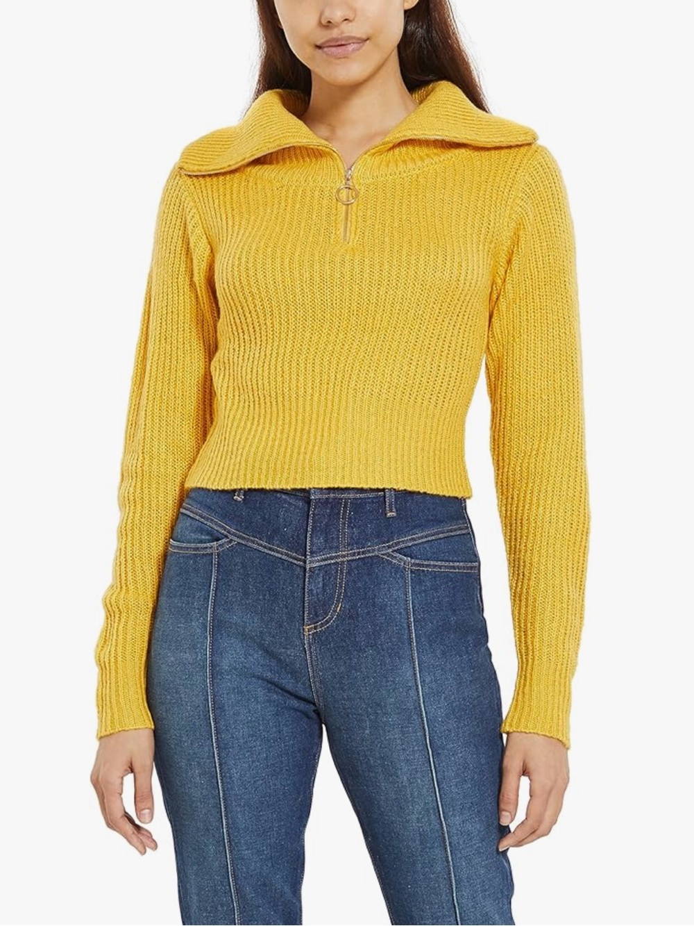 BCBG | Ribbed Half-Zip Pullover Sweater